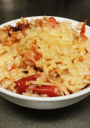 簡単楽チン☆トマト炊き込み御飯-レシピのメイン写真