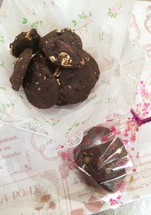 アメリカン☆ブラックココアチョコクッキー-レシピのメイン写真