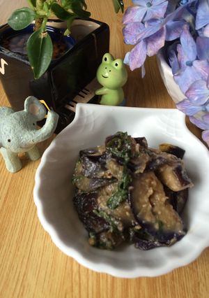 夏レシピ♬茄子の煮味噌-レシピのメイン写真