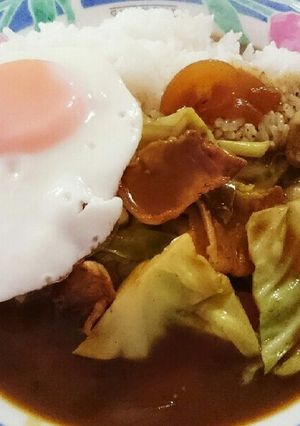 昨夜のカレーが、カフェカレーに変身★-レシピのメイン写真