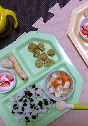 離乳食に。超簡単☆手づかみごまさつま-レシピのメイン写真