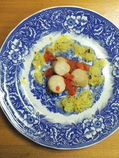 ホタテのソテーオニオンクリーム添え-レシピのメイン写真