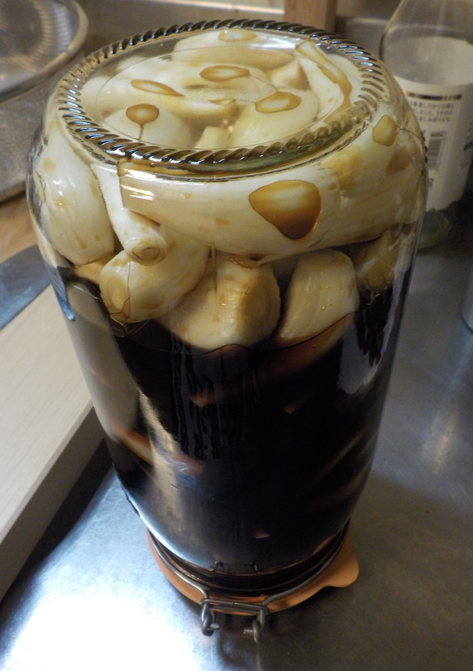 らっきょの簡単醤油漬け-レシピのメイン写真