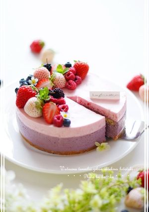 ブルーベリーのチーズムース-レシピのメイン写真
