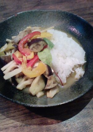 辛いグリーンカレー！-レシピのメイン写真