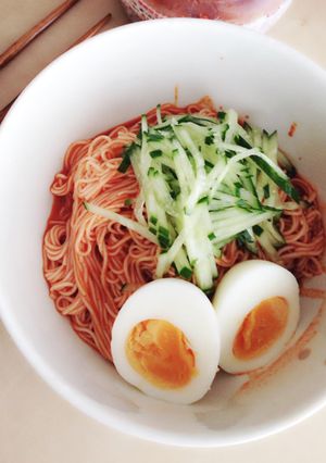 ピリ辛素麺！ピビングクス-レシピのメイン写真