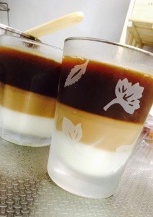 父の日に♡３層オシャレなコーヒーゼリー-レシピのメイン写真