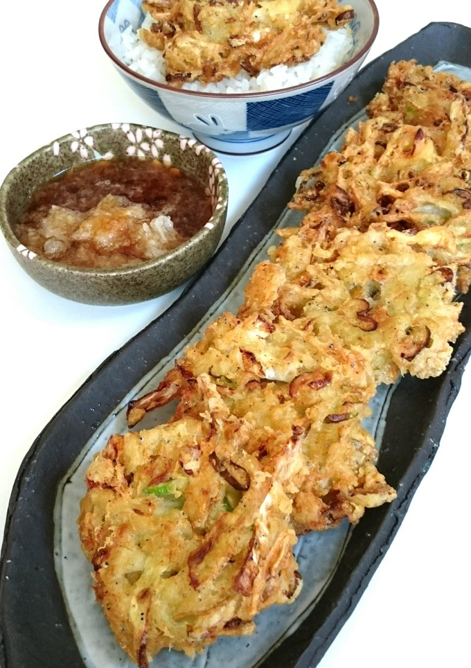 新生姜のチョイ辛かき揚げ-レシピのメイン写真