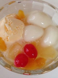 カルピス風味白玉-レシピのメイン写真