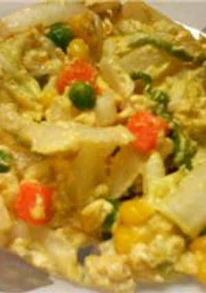 白菜の簡単サラダ（カレー風味）-レシピのメイン写真
