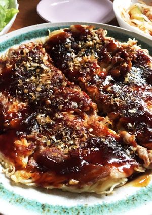 そうめんdeお好み焼き！？-レシピのメイン写真