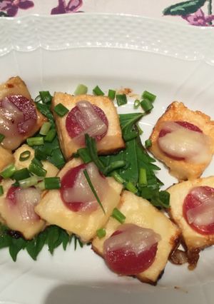 豆腐とサラミのチーズ焼き☆-レシピのメイン写真