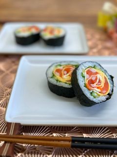 飾り巻き寿司 バラの花-レシピのメイン写真