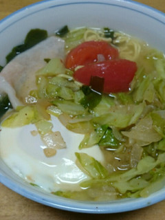 ぴり辛トマト野菜ラーメン-レシピのメイン写真