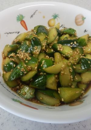 給食メニュー①きゅうりの中華づけ-レシピのメイン写真