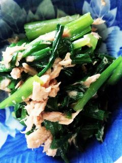 ニラとシーチキンの和え物-レシピのメイン写真