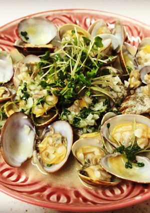 ✿味付けはバターだけ♪洋風アサリの酒蒸し-レシピのメイン写真