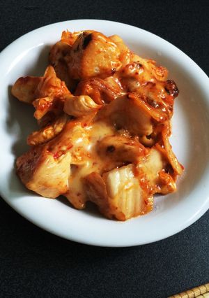 ムネ肉のキムチチーズ炒め-レシピのメイン写真