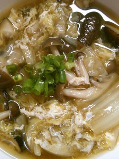 簡単!煮物♪ 白菜 きのこ 卵の和風煮-レシピのメイン写真