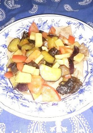 大蒜と豆板醤で夏野菜と木耳の中華冷しゃぶ-レシピのメイン写真
