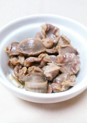 砂肝のアヒージョもどき(覚書)-レシピのメイン写真