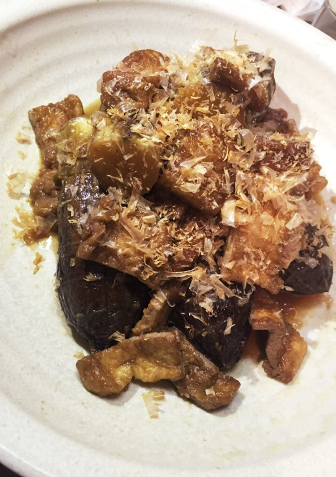丸ごと！油揚げと茄子の煮物-レシピのメイン写真