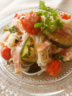 トマトそうめん♥夏野菜たっぷり-レシピのメイン写真