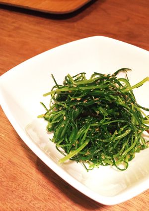 シンプルなおかひじきの塩昆布和え-レシピのメイン写真