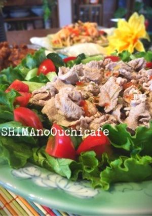 夏にぴったり♪タイ風豚しゃぶサラダ-レシピのメイン写真
