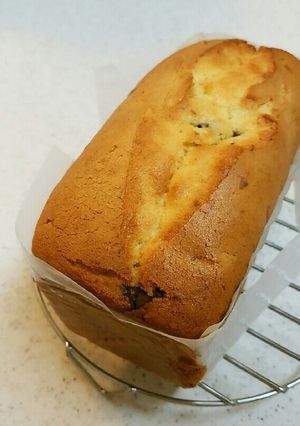 ふわふわのチョコバナナパウンドケーキ♪-レシピのメイン写真