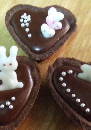 簡単！かわいい♡プチチョコタルト-レシピのメイン写真