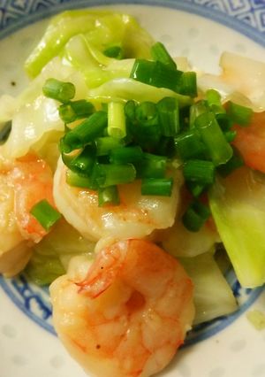海老とキャベツの中華炒め-レシピのメイン写真