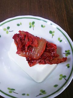 キムチ冷奴♪-レシピのメイン写真