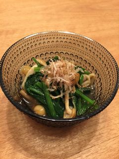 ほうれん草となめこのツルっとおひたし-レシピのメイン写真