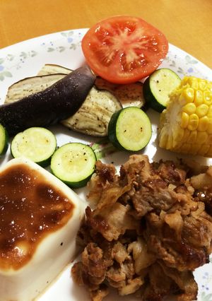 豆腐と豚のにんにく味噌焼き-レシピのメイン写真