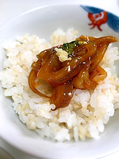 活イカの沖漬け(釣りながら料理)-レシピのメイン写真
