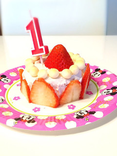 1歳 誕生日ケーキ-レシピのメイン写真
