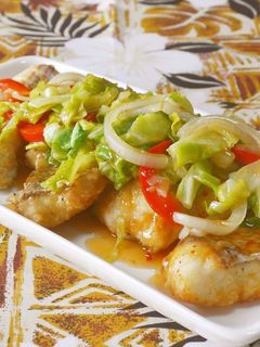 鯛のチリソース炒め-レシピのメイン写真