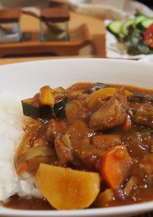 夏野菜いっぱい！ヘルシーカレー☆-レシピのメイン写真