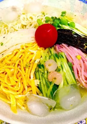 ぶっかけ冷やし塩ラーメン-レシピのメイン写真