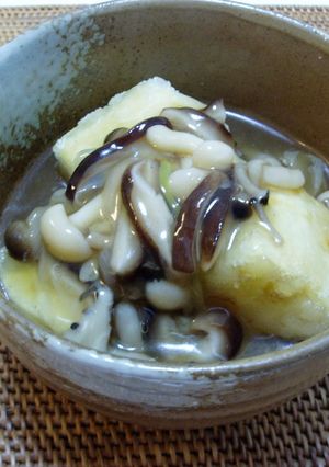 とろふわ～♪揚げ出し豆腐のきのこあんかけ-レシピのメイン写真
