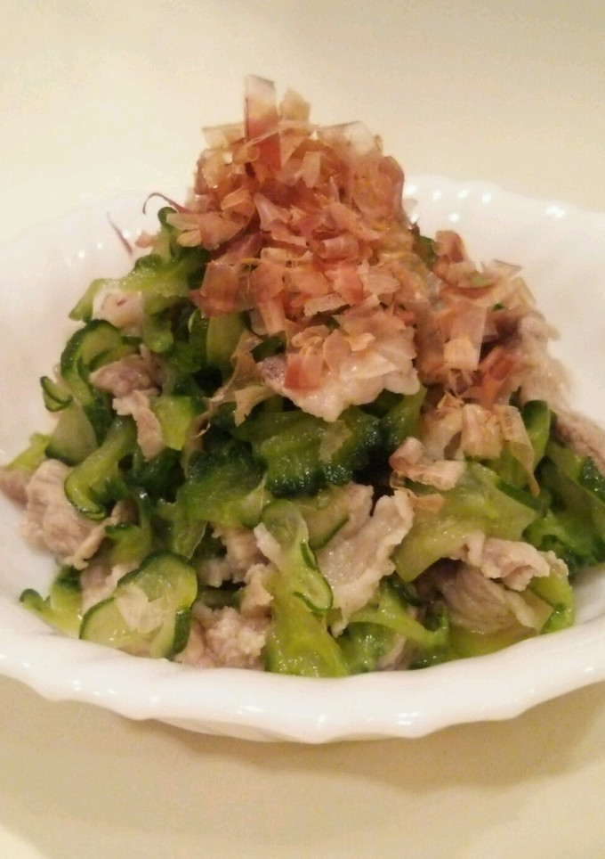 豚と苦瓜と胡瓜の酢の物-レシピのメイン写真