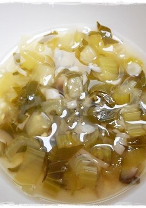 離乳食完了期　小松菜なすしめじのお味噌汁-レシピのメイン写真