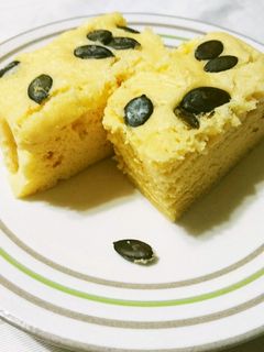 レンジで簡単、米粉蒸しパン-レシピのメイン写真