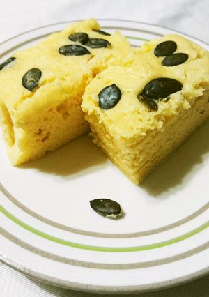 レンジで簡単、米粉蒸しパン-レシピのメイン写真