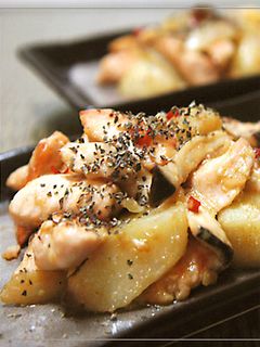 鶏胸肉とじゃがいものにんにく炒め-レシピのメイン写真
