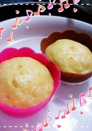 離乳食に♪ベビーダノン入り蒸しパン-レシピのメイン写真