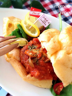 ふわふわ♡煮込み豆腐ハンバーグ-レシピのメイン写真