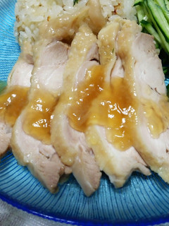 コラーゲンぷるぷる!簡単 味付け茹で鶏-レシピのメイン写真