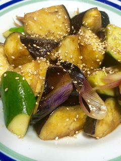 俺流!夏野菜炒め・青じそドレッシング味-レシピのメイン写真